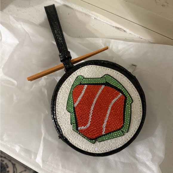 Rhinestone Sushi Roll Wristlet - Picture 2 of 2